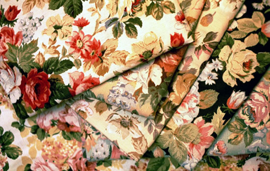 English Linen, floral patterns
